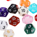 25Pc Acrylic D12 Dices for Dungeons &Dragons D&D TRPG Adults Pub Bar Fun