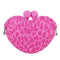 Sweet Women Girls Silicone Mini Heart Clip Key Coin Holder Purse Kids Gifts