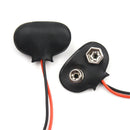 10Pcs Experimental 9V Battery Snap Power Cable to DC Clip Male Line  Z