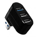 3 Ports USB Hub Extension 2x USB 2.0 1x USB 3.0 Multi USB Hub Splitter 180