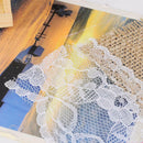 1 Pair Romantic Jute Wedding Party Home Chair Banner Sign Decoration with G