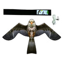 Vivid Nylon Cloth Flying Large Hawk Kite Bird Scarer Kite Garden Scarer
