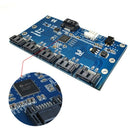 SATA 1 to 5 Hard Disk Adapter Card Motherboard SATA Port Multiplier Support X1E6