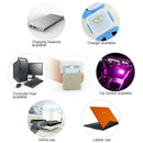Mini Usb Led Light Night Lamp Atmosphere Wireless Car Light Foot Lamp Dc 5V J8R2