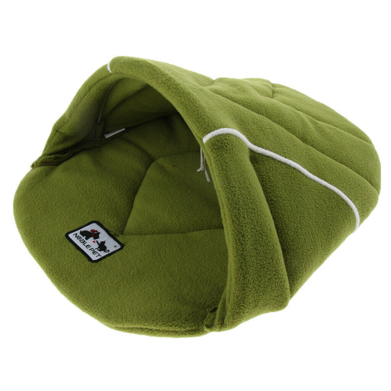 Pet Puppy Bed Dog Soft Thick Pad Warm & Comfortable Nest Green