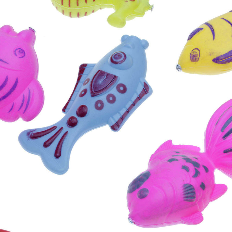 10Pcs/Pack Plastic Floating Fish Bath Pool Animal Figures Party Kids Toys Gift
