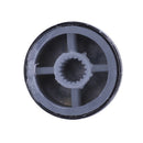 Aluminum alloy knob for volume control, 23 x 17mm, black Z6K1