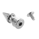 10pcs Cone Spikes Screw back Studs Round Base for DIY Craft Leathercraft U1U9
