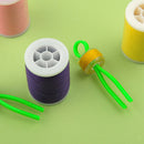 82x Sewing Line Thread Spool Set Prewound Bobbin Cotton Reel Needle Portable Kit