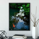 5D DIY Full Drill Diamond Painting Buddha Statue Cross Stitch Kits (hg263)