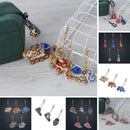 5PCS Guitar DIY Full Diamond Diamond Painting Keychain Key Ring Key Chain New df