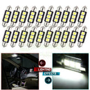 20x CANBUS Error Free 36mm 3 LED 5050 SMD 6418 C5W License Plate Dome Light Bulb