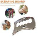 Stainless Steel Guasha Massager Tool Gua Sha Scraping Board Body Spa Mas L0Z2