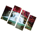 Modern Artwork Oil Painting Wall Decor Paint on Canvas Fairy Waterfall