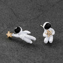 Cute Space Astronaut Star Ear Studs Earrings Drop Dangle Earrings Women Jewelry