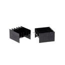 10Pcs 25*23*16MM TO220 Transistor Aluminum Radiator Heat Sink With 2Pin B Ew