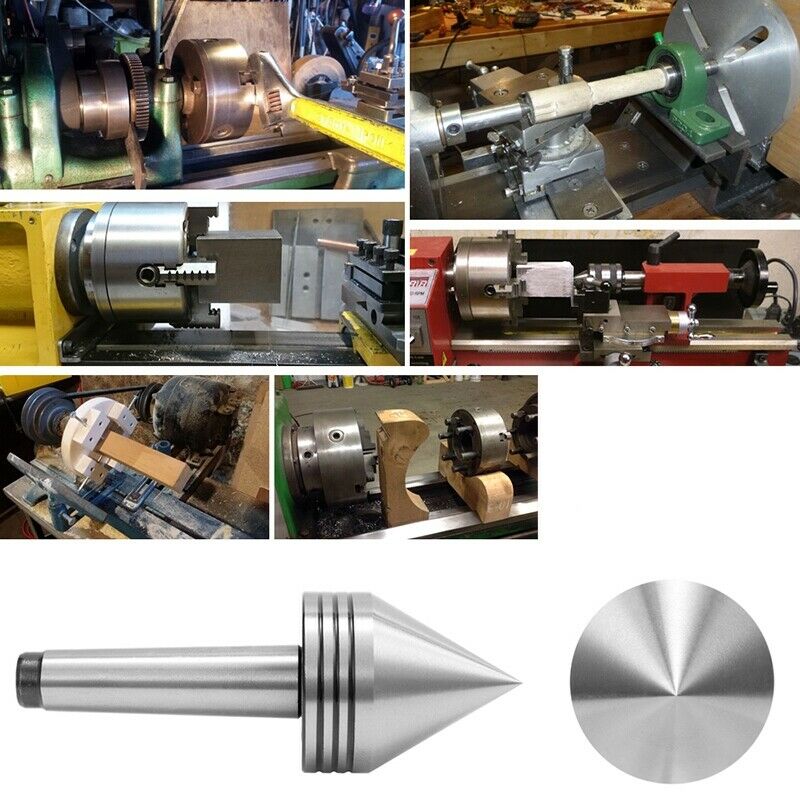 1Pcs Lathe Milling Center MT2 High Accuracy Live Revolving Center Medium La T1E7