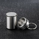 Travel Stainless Steel Coins Storage Tank Sealed Waterproof Pills Organiser Case