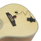 Piezo Contact Pickup 6.5mm Jack with Clip for Guitar Violin Banjo Mandolin
