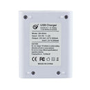 For AA/AAA Battery Smart 4-slot USB Recharge Charger Fast Charging Dock w/ Cable
