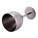 380ML Stainless Steel Wine Glass Cup Goblet Champagne Drinking Bar Restaurant