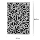 1pc Jingling Bell Plastic Embossing Folder Template For Scrapbooking DIY