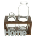 Tabletop Glass Terrarium for Hydroponics Plants Home Office Decor-2