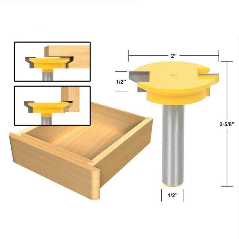 1/2'' Shank Router Bits Rail Stile Router Bits Woodworking Engraving Tools