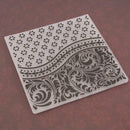 Flower Printed DIY Scrapbooking Plastic Embossing Template Folder Stencil
