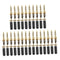 25 Pieces Agate Black 3.5mm Plug Connector