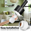 WiFi Smart Light Bulb Socket Adapter E27 E26 Works Google With /Alexa/IFTTT W0V5