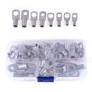 60pcs Electrical Wire Copper Lug Battery Cable Ring Connector Terminal Gw