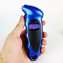 Digital Tire Air Pressure Gauge 100 PSI Tester Backlight For Car Motorcycle Blue