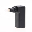 Audio Connector Optical TosLink Female to TosLink Male Plug Angled Adapter