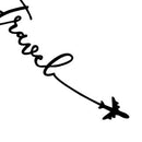 Cartoon Car Art Decorative Stickers Plane Travel Printed Auto Styling Decals