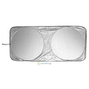 Folding Jumbo Front Rear Car Window Sun Shade Auto Visor Windshield Cover Block