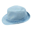 Men Women Unisex Summer Beach Hat Sun Jazz Panama Gangster Cap Trilby Fedor