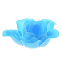 3Pcs Rose Shape Baby Blue Bath Soap Heart Package Box