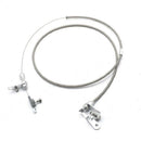 For Ford C6 Stainless Braided Kickdown Cable