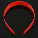 Ladies Red Plastic Teeth Hair Hoop Headband Ornament O8L3