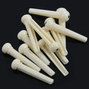 12pcs Ivory Acoustic Guitar ABS Plastic Bridge Pins