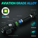 Bright Bicycle Cycle LED Light Headlight Flashlight Metal Shell USB Rechargeable