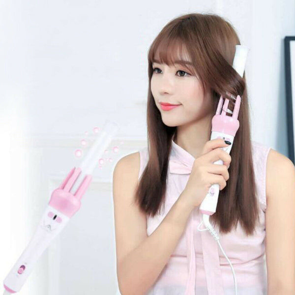 Automatic Wave Curl Electric Ceramic Hair Curler Rollers Curling Iron Heat Wand