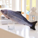 Plush Fish Shape Pet Cat Kitten Teaser Plaything Catnip Toys Pillow(20cm)