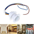 40mm LED PIR Detector Infrared Motion Sensor Switch with Time Delay AdjustableME