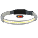 LED USB rechargeable headlight fish bright waterproof head flashlight headlight