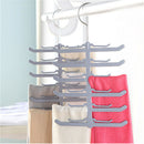 1pc Fishbone Necktie Tie Belt Hanger Rack Shawl Scarf Clip Home Organizer 3C