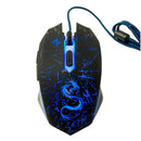 USB Wired Gaming Mouse Adjustable 3200 DPI 6 Buttons LED Light Optical Mice