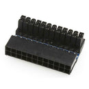 90 Degree Desktop Motherboard ATX 24Pin Female to 24Pin Male Power Adapter A