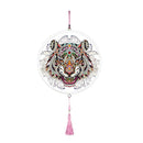 Tiger Mural Tassels DIY Diamond Painting Special Shape Drills Home Pendants